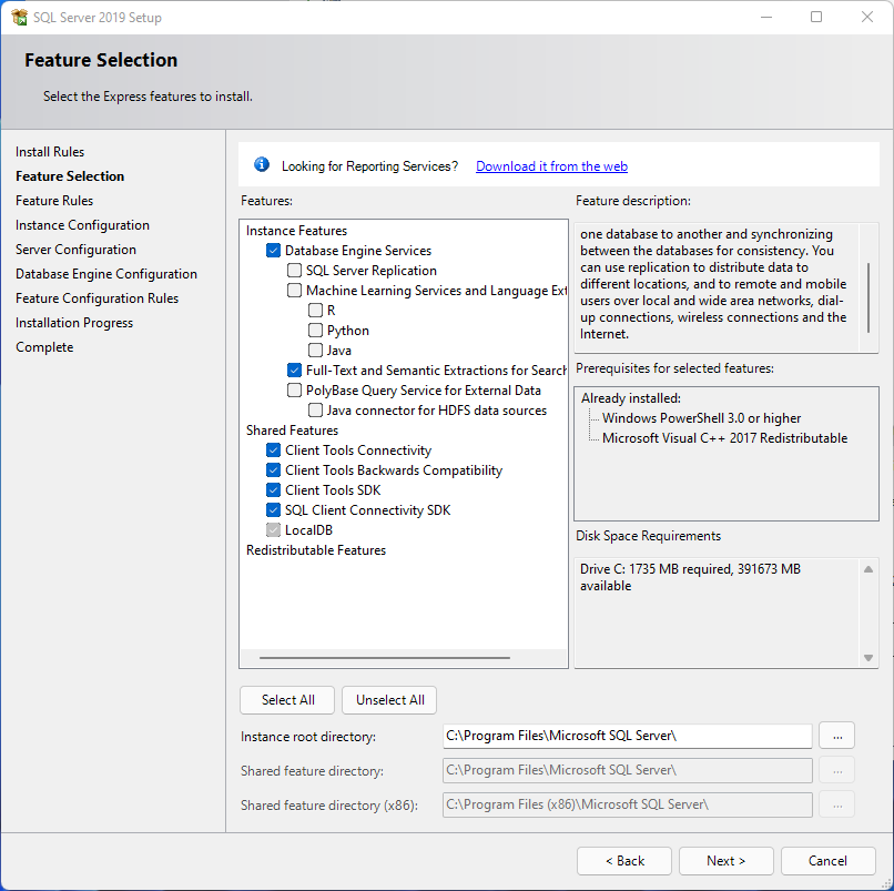 install image