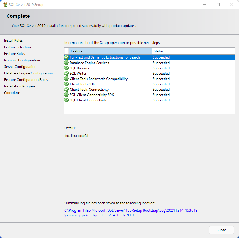 install image