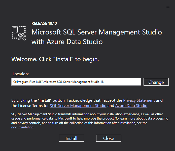 install image